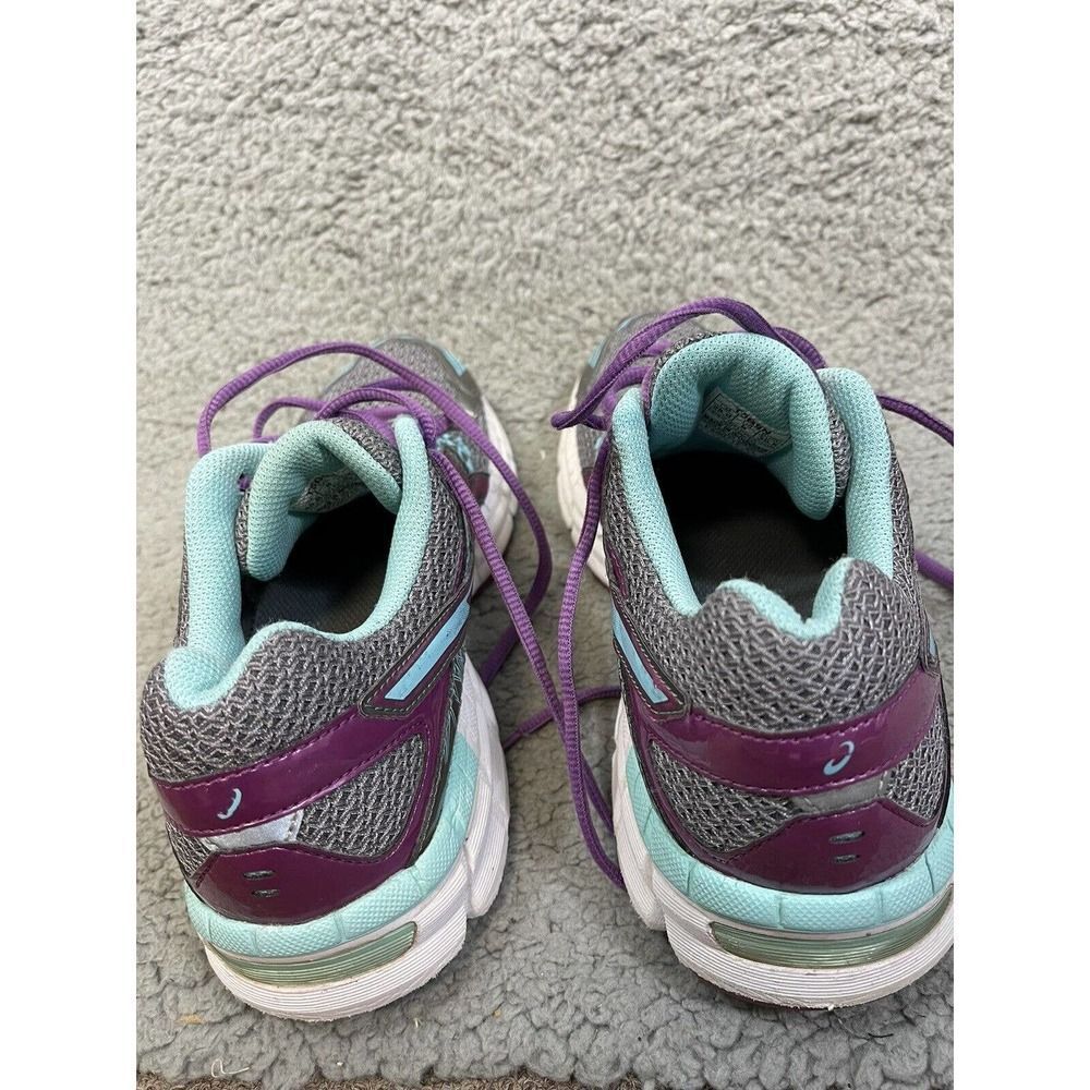 Asics Running GEL-EXCITE 3 Athletic Shoes T5B9N Gray/Purple/Aqua Womens Size 8 - Picture 6 of 10